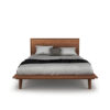 Herman Platform Bed in Light Natural Walnut