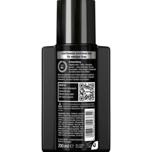 Alpecin Shampoing Grey Attack, 200 ml