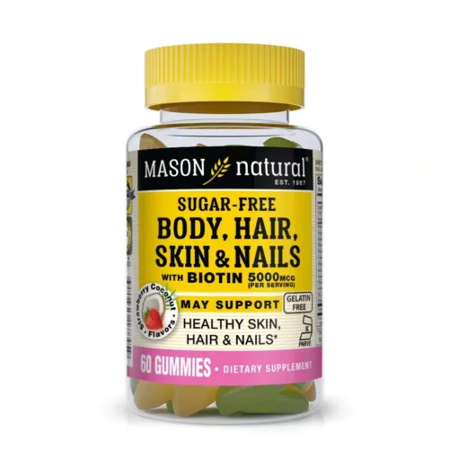 Corps Cheveux Peau Ongles 60 Gummies Mason Natural Maroc.webp
