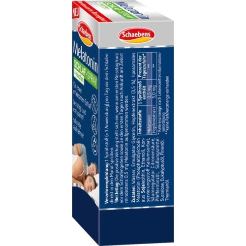 Schaebens – Mélatonine Spray Sommeil, 20 ml