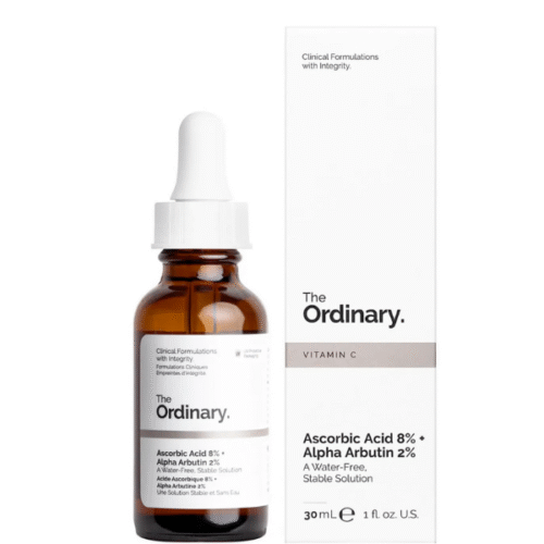 The Ordinary – Acide Ascorbique 8% + Alpha Arbutine 2% Vitamine C, 30 ml